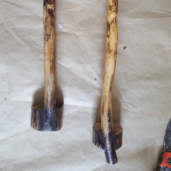 Handmade Rustic towel rods - Picture 2 of 2